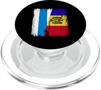 Russia Opposition Moldova Half Flag PopSockets PopGrip for MagSafe