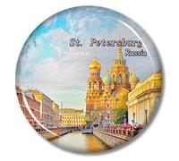 Russia St. Petersburg Magnet Fridge Sticker 2.28 Inch