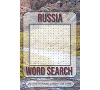 Russia Word Search Puzzle Book: Word Searches with easy to Read Print about Russia, Landmarks, Traditions, and More | 6x9 inches, 110 pages | 50+ Puzzles… Gift for Vacations, Holiday, and Free Times