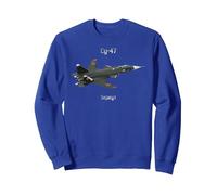 Russian aircraft Experimental SU-47 Berkut (Golden Eagle) Sweatshirt, Adult Unisex, Royal Blue, Small
