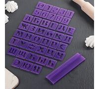 Russian Alphabet Cutters - Cyrillic Letters and Numbers - Russian Azbuka Stamp - Fondant Letters - Cake Decorating Tools
