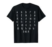 Russian Alphabet Cyrillic Letters Kids Azbuka Language T-Shirt