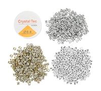 Russian Alphabet Letter Beads Easy Threading for Jewelry Making