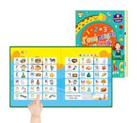 Russian Alphabet Toys - 200MAh Interactive Talking Book Letters for Beginners, Fun Words and Numbers with Educational Sound Function, Language Learning Toy for Travel Home Homeschool