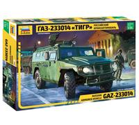 Russian Armored Vehicle Gaz Tiger Mobility 4x4 Plastic Kit 1:35 Model