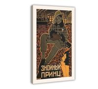 RUSSIAN AVANT GARDE Film 1920s Canvas Poster for Living Room Decor Gift | Frame-style, Multiple sizes, Multiple frame styles, Wall Art, Decor Picture, Home Decor