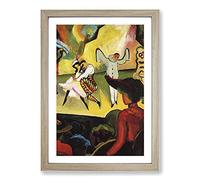 Russian Ballet by August Macke Framed Print | A2 Oak Framed Wall Art | Ready to Hang | Modern Nature Picture | Living Room Bedroom Lounge Office