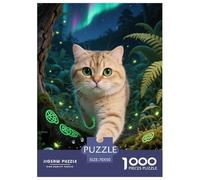 Russian Blue 1000 Pieces Paper Jigsaw Puzzle Colourful Educational Games for Adults And Kids 70x50cm/1000pcs