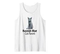 Russian Blue Cat Parent for Pet Owners Tank Top