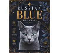 Russian Blue Notebook: Large 8.5 x 11 Journal for Cat Lovers, Journaling, School, Work, Notes, Planning, and Everyday Writing