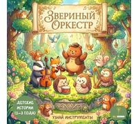 ЗВЕРИНЫЙ ОРКЕСТР - Russian Children's Book for Toddlers 1-3: Книга про животных и музыкальные инструменты для малышей | First Words in Russian | ... Book for Kids | Bilingual Russian English