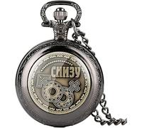 Russian Coins Home Decor Coin Bitcoin Replica Antique Metal Imitation Home Party Decoration Quartz Pocket Watch Gifts