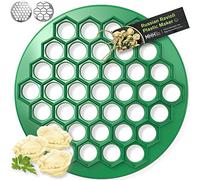 Russian Dumpling Maker - Plastic Pelmeni Maker - Dumpling Mold Machine Press - Ravioli Mould Cutter - Delicious Dumplings Siberian Meat Pelmeni - Kitchen Supplies