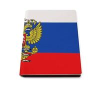 Russian Eagle Flag A5 Refillable Notebook Ruled Paper Writing Journal Binder 90 Sheets 6-Ring