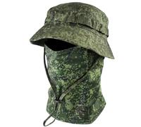 Russian EMR Camo Boonie Hat Balaclava Baseball Cap Headwear Set | Cotton Blend,TR Fabric;UV Protection;Ventilation Holes;Windproof Cord;For Airsoft,Hunting,Fishing