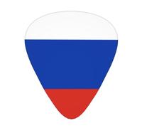 Russian Flag 12 guitar picks per pack, available in 3 different thicknesses, suitable for electric guitars, ukuleles, etc.