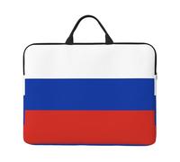 Russian Flag 14 Inch Laptop Or Tablet Case,Durable and Water-Repellent Fabric, Lightweight, Business Casual