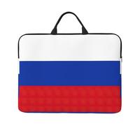 Russian Flag 14 Inch Laptop Or Tablet Case,Durable and Water-Repellent Fabric, Lightweight, Business Casual