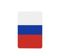 Russian Flag Car Air Fresheners Cards - Set Of 4 Pieces,For Cars & Home, Long-Lasting Lavender Fragrance