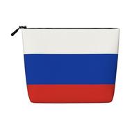 Russian Flag Cosmetic Travel Bag Lightweight and Durable Suitable for Daily Use and Business Travel