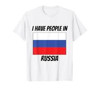 Russian Flag I Have People in Russia T-Shirt