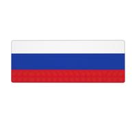 Russian Flag Keyboard and Mouse Pad, Extra Large Desk Cover, Spill Resistance Mat for Smooth Tracking
