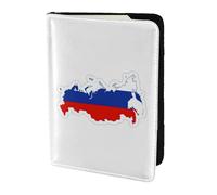 Russian Flag Map Printing Passport Holder, Travel Essentials,Card And Passport Anti Theft Wallet,Sized To Fit All Standard Passports
