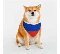 Russian Flag Pet Scarf Stylish Triangle Bid Scarf Bandana Pet Accessory,Washable Pet Kerchief for Girl Boy Dogs or Cats Small
