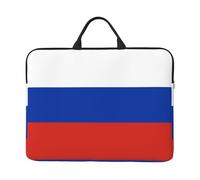 Russian Flag Print 14in Laptop Case Sleeve Water-Resistant Portable Notebook Cover Bag for Office
