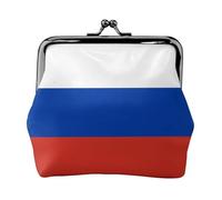 Russian Flag Print Change Purse Women's Coin Purse Small Pouches with Kiss Lock,for Coins Cards Small Items