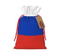 Russian Flag Print Drawstring Gift Decor Bags Reusable Pouches For Presents Birthday Party Favors