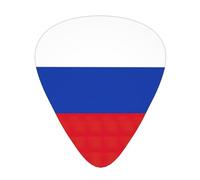 Russian Flag Print Guitar Picks 12pcs for Electric Guitar Ukulele Accessories for Girls