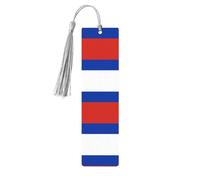 Russian Flag Printing Personalized Wooden Bookmark,Cute Multi Functional Bookmark Meaningful Gift for Book Lovers