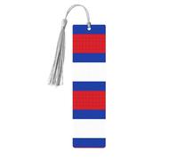 Russian Flag Printing Personalized Wooden Bookmark,Cute Multi Functional Bookmark Meaningful Gift for Book Lovers