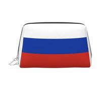 Russian Flag Travel-Ready Makeup Organizer, Portable Toiletry Bag for Women