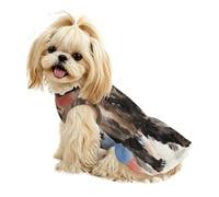 Russian Flag with Bear Dog Dress for Small to Medium Puppy