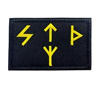 Russian FSB ALFA Team STD Viking Rune Embroidered Airsoft Paintball Cosplay Patch