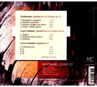 RUSSIAN GENERATIONS 1: FIRST QUARTETS OF TCHAIKOVSKY, SERGEI PROKOFIEV, GABRIEL