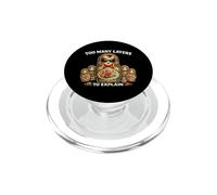 Russian Girl Babushka Design Matryoshka Fun Tee For Russians PopSockets PopGrip for MagSafe