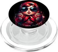 Russian Girl Matreshka Russia Russians Matryoshka PopSockets PopGrip for MagSafe