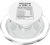 Russian Girl Proud Women with Russian Roots PopSockets PopGrip for MagSafe