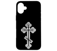 Russian, Greek, Byzantine, Orthodox Cross Case for iPhone 16 Plus