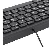 Russian Keyboard USB Wired Ultra Thin 78 Keys Compact QWERTY Layout PC Computer Desktop (Russian)