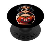 Russian Matryoshka Music Russia Russian Matryoshka PopSockets Adhesive PopGrip
