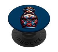 Russian Matryoshka Music Russia Russian Matryoshka PopSockets Adhesive PopGrip