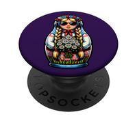 Russian Matryoshka Music Russia Russian Matryoshka PopSockets Adhesive PopGrip