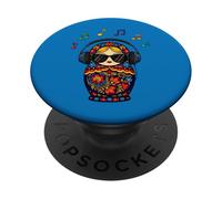 Russian Matryoshka Music Russia Russian Matryoshka PopSockets Adhesive PopGrip