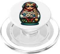 Russian Matryoshka Music Russia Russian Matryoshka PopSockets PopGrip for MagSafe