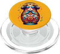 Russian Matryoshka Music Russia Russian Matryoshka PopSockets PopGrip for MagSafe