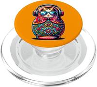 Russian Matryoshka Music Russia Russian Matryoshka PopSockets PopGrip for MagSafe